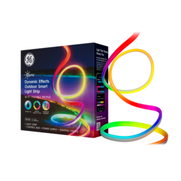 GE Cync Dynamic Effects Smart LED Outdoor Flexible Profile Light Strip - Full Color