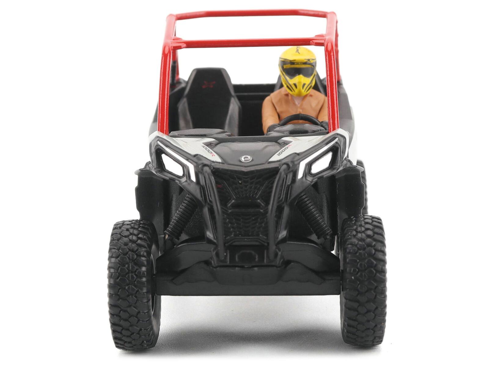 Alt View 3. BRP Models - Can-Am Maverick Sport XRC 1000R Red and Gray with Driver Figure 1/32 Diecast Model by BRP Models.