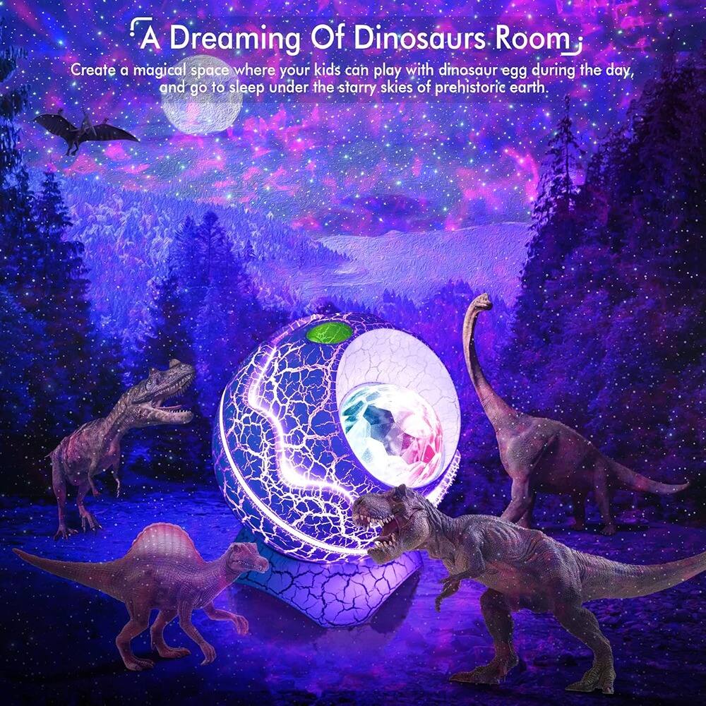 A Dreaming Of Dinosaurs Room

Create a magical space where your kids can play with dinosaur egg during the day, and go to sleep under the starry skies of prehistoric earth.