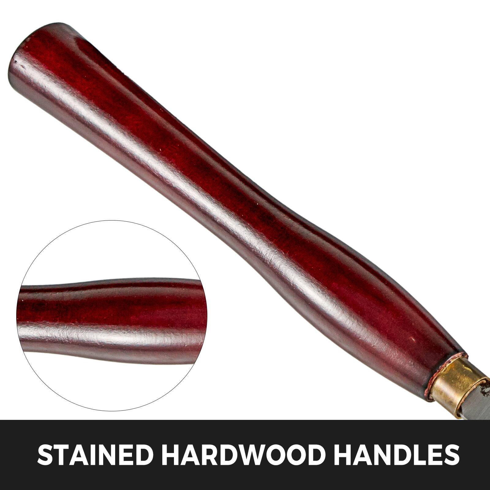 STAINED HARDWOOD HANDLES