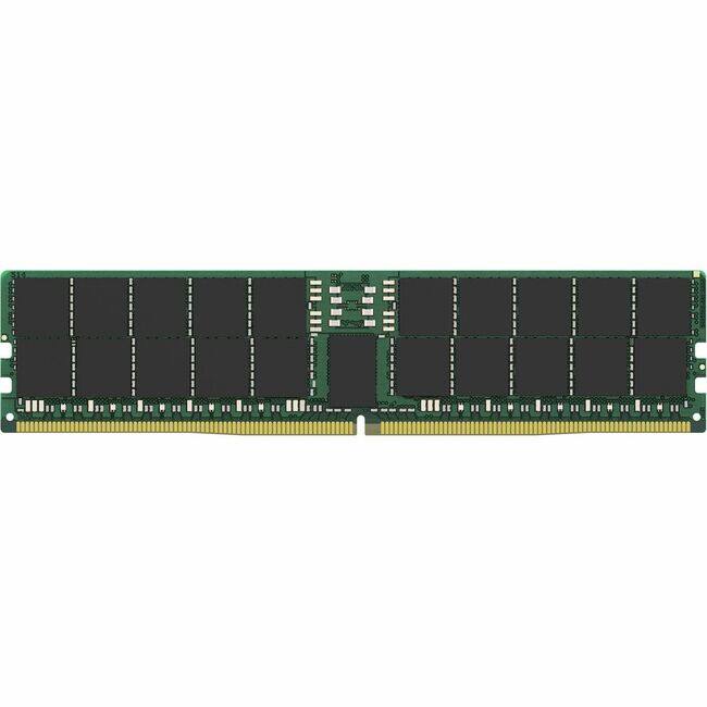 Front. Kingston - Kingston 64GB DDR5 SDRAM Memory Module - 64 GB - DDR5-4800/PC5-38400 DDR5 SDRAM - 4800 MHz - CL40 - 1.10 V - ECC - Unknown.