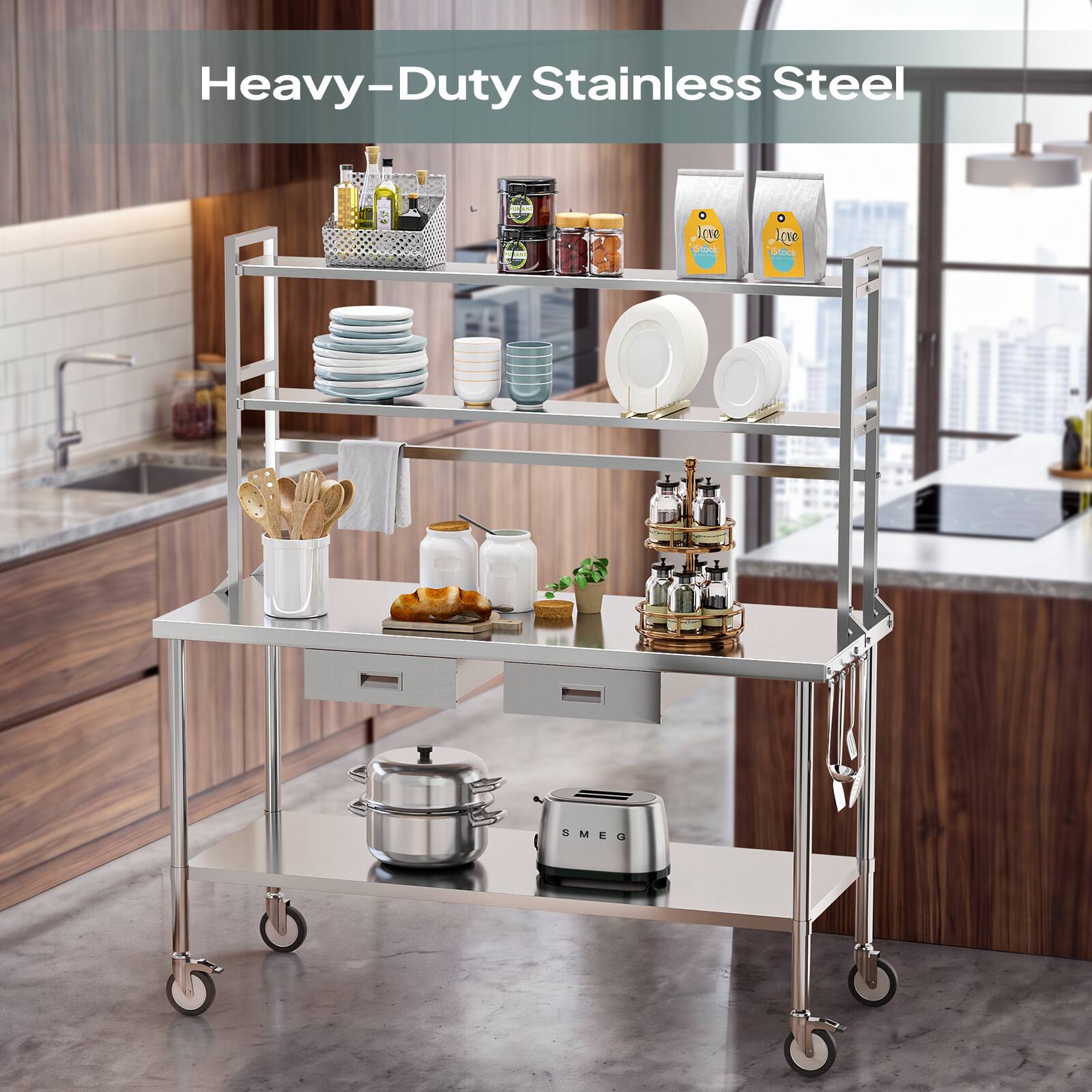 Heavy-Duty Stainless Steel