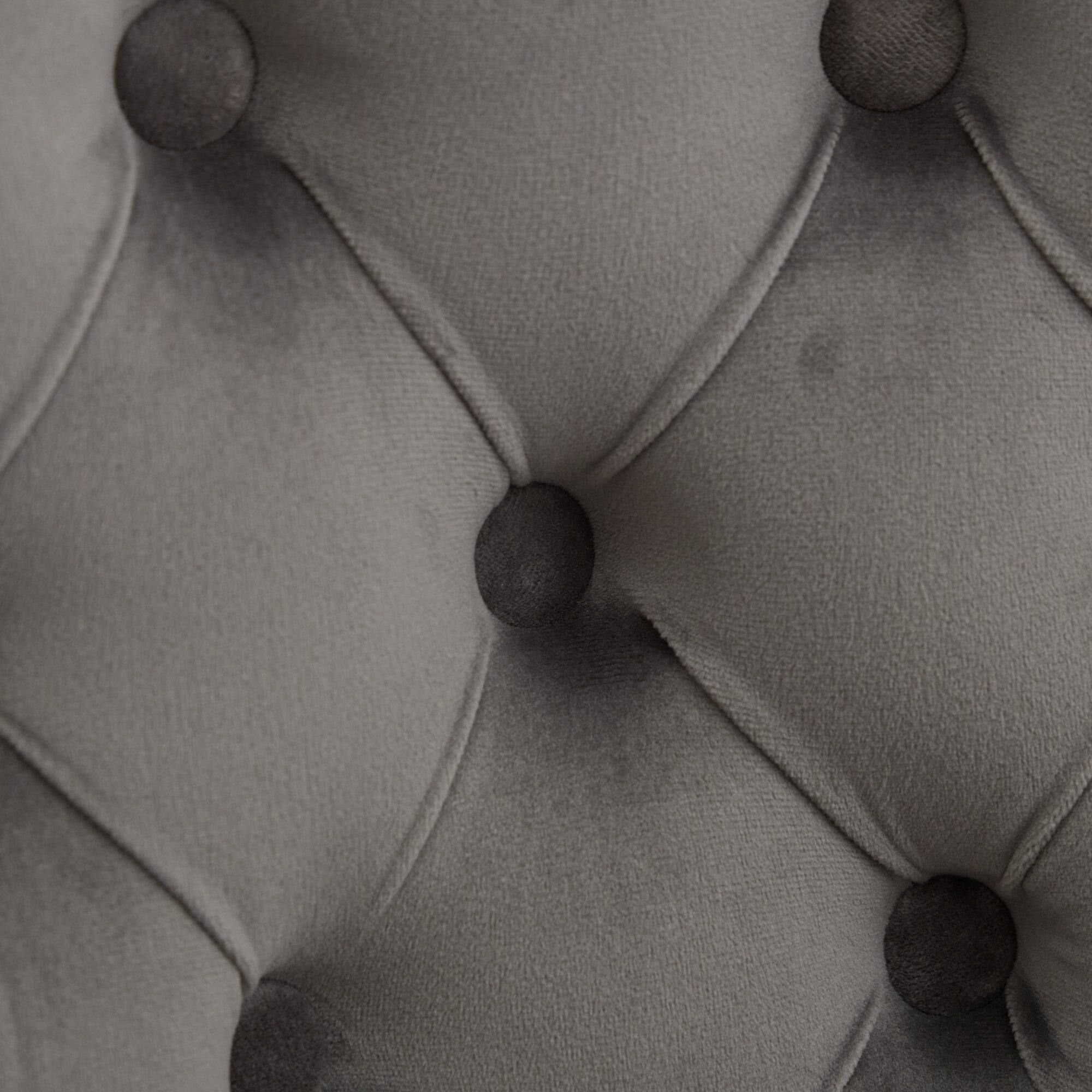 Alt View 7. Boyel Living - Swivel Velvet Bar Stools Set of 2 with Button Tufted Back - Gray.