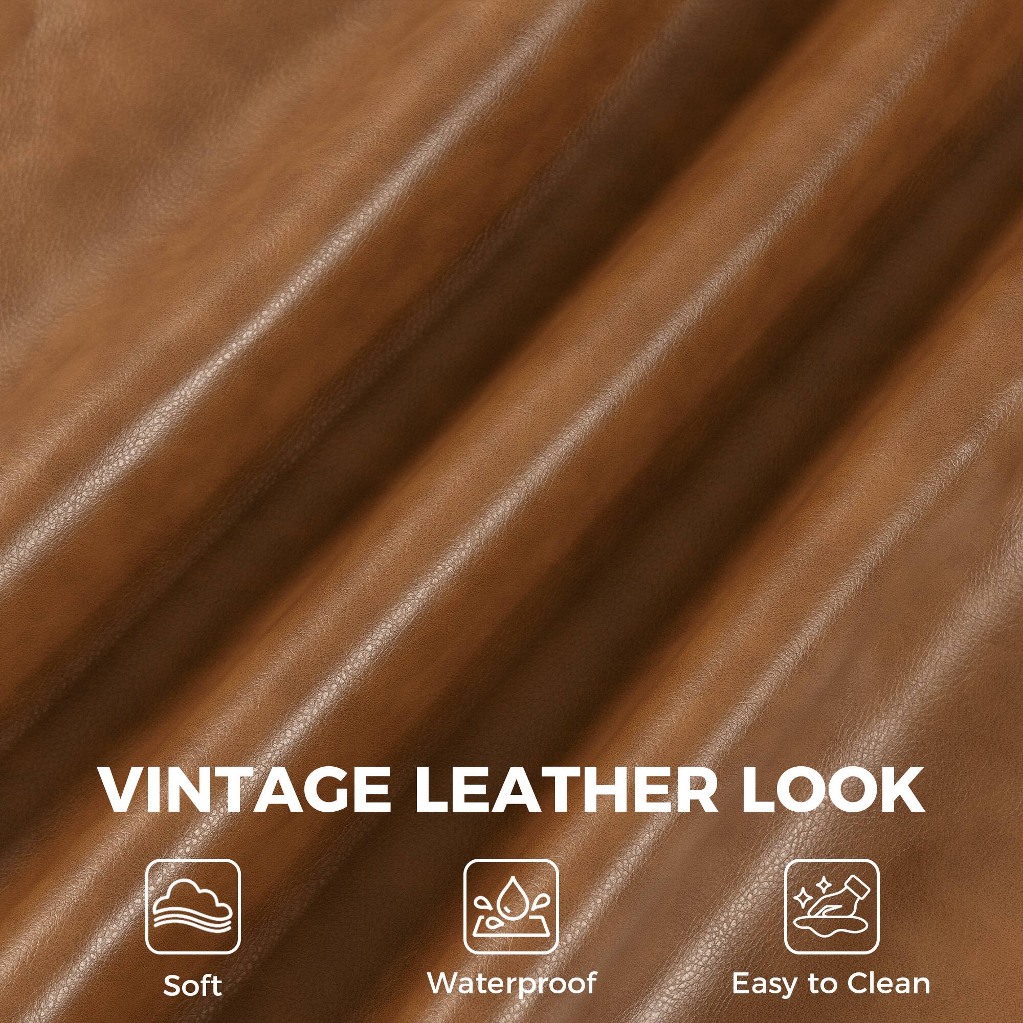 VINTAGE LEATHER LOOK

- Soft
- Waterproof
- Easy to Clean