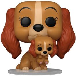 Funko - POP! Disney: Lady & the Tramp - Lady with Puppy, 70th Anniversary - COLLECTIBLES - Multicolor