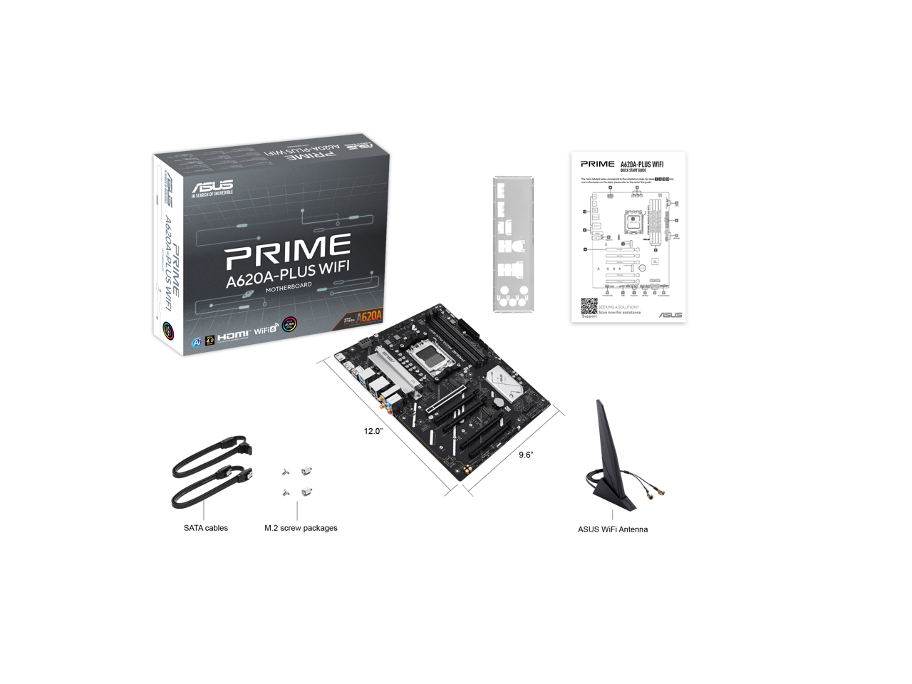 PRIME ASUS A620A-PLUS WIFI MOTHERBOARD