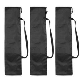 Unique Bargains - 32"x8" Tripod Case, 3pcs Oxford Padded Bag for Camera Gear, Mic, Light Stand - Black