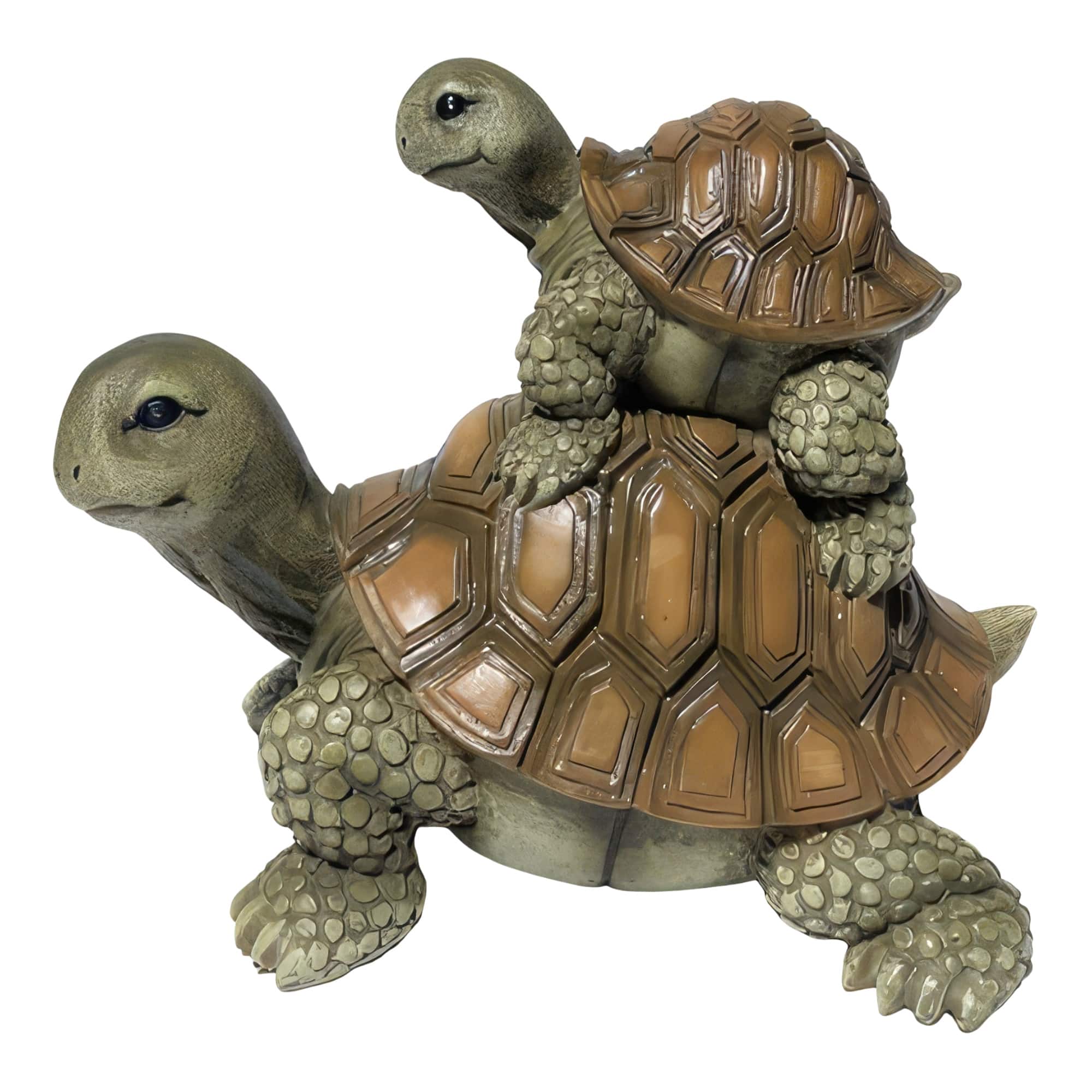 FC Design - 6.5"W Tortoise with Baby Figurine Statue Office Desk Tabletop Home Decor Gift - Multi-Color