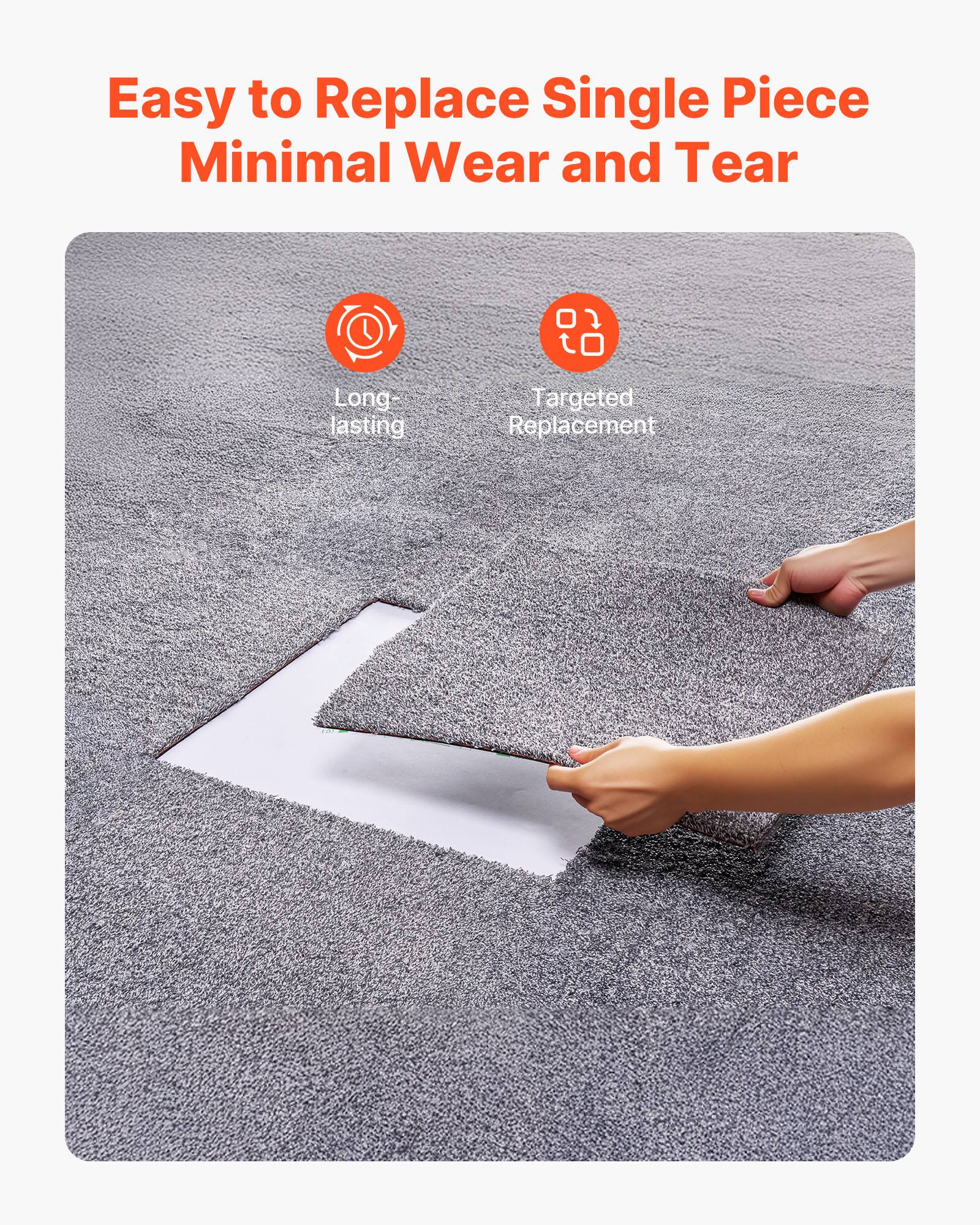 Easy to Replace Single Piece Minimal Wear and Tear

Long-lasting

Targeted Replacement