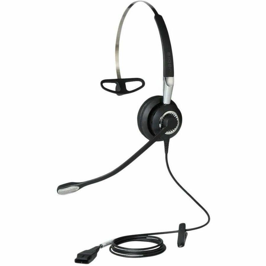 Alt View 1. Jabra - Jabra BIZ 2400, 3-in-1, WB Balance - Mono - Quick Disconnect - Wired - 150 Hz to 6.80 kHz - Over-the-ear - Monaural - Red.