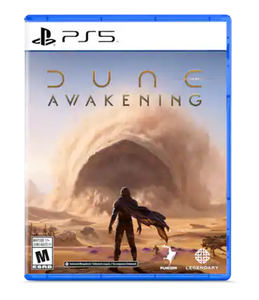 PS5 - DUNE AWAKENING
MATURE 17+ JEUNES ADULTES 14+
ESRB
Internet Required / Internet requis / Se requiert Internet
FUNCOM LEGENDARY - M (Mature 17+)