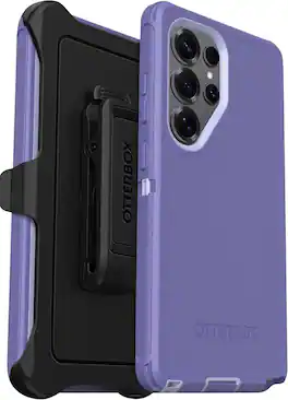 OtterBox - Galaxy S25 Ultra (Only) Defender Series Case - Holster Clip Included - Rugged & Durable - with Port Protection - Mountain Majesty (Purple)