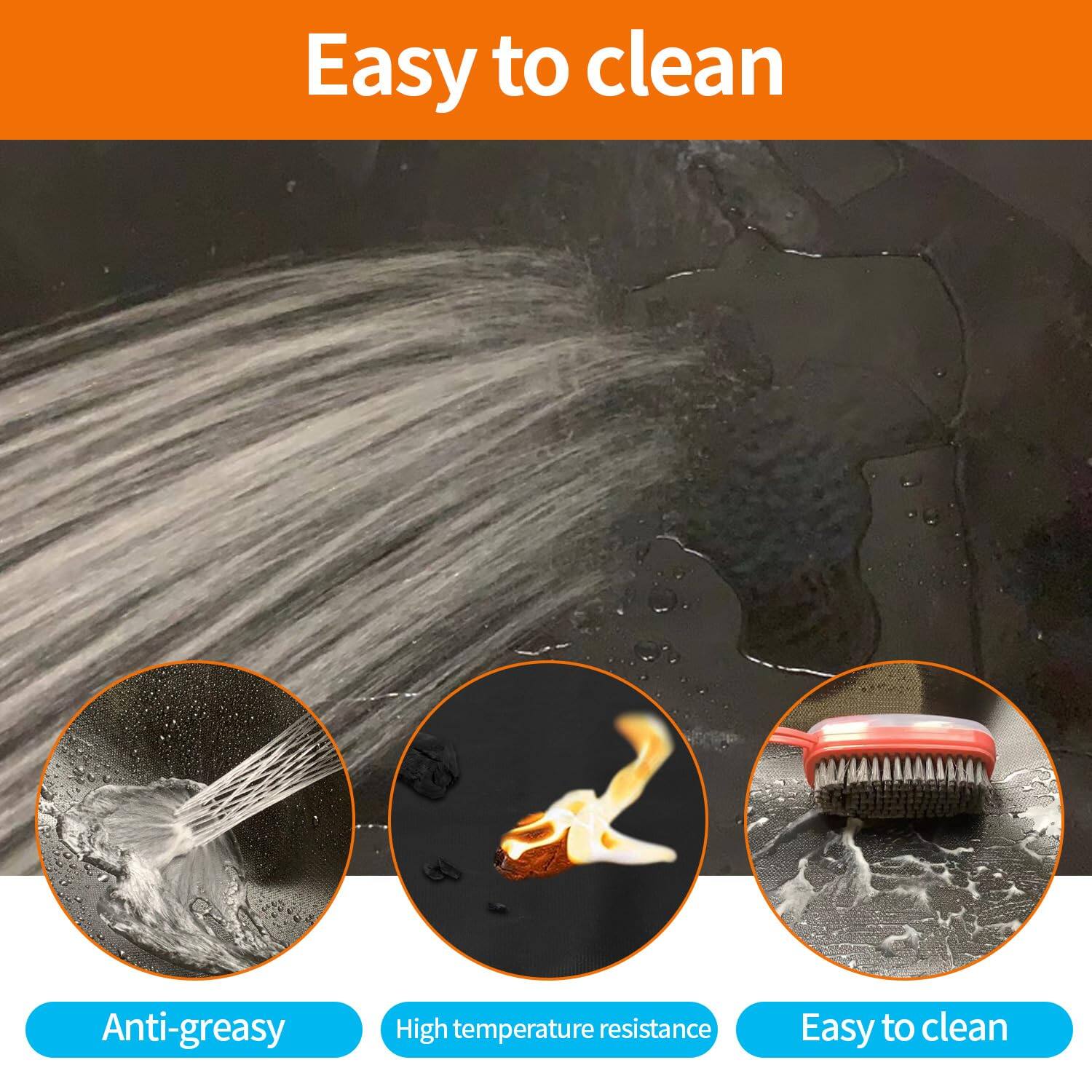Easy to clean

Anti-greasy

High temperature resistance

Easy to clean