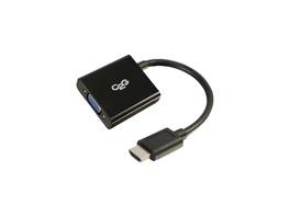 Cables to Go - C2g 8In Hdmi To Vga Adapter Converter Dongle - Black