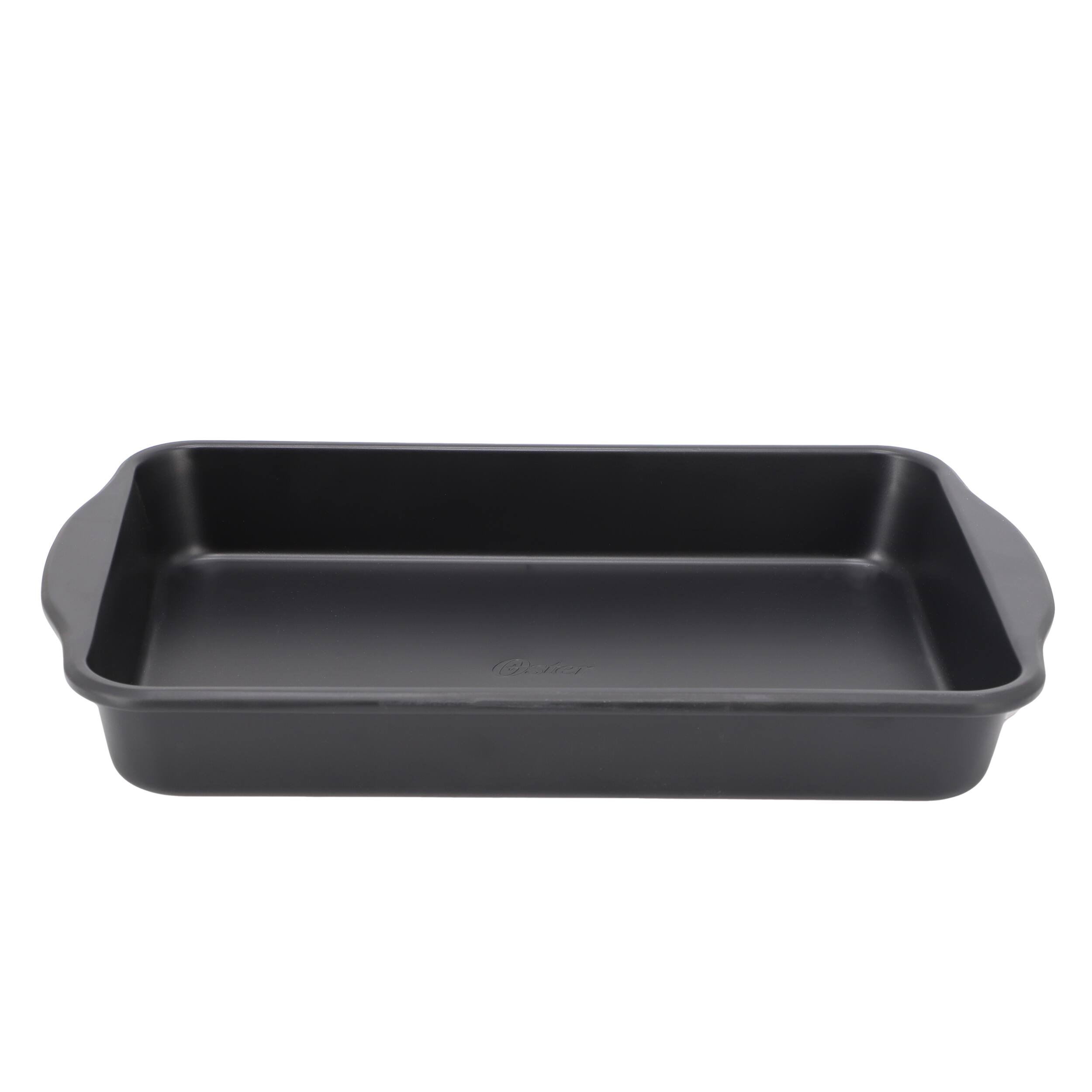 Alt View 1. Oster - Oster Teston Platinum Collection 13x9 Inch Nonstick Carbon Steel Baking Pan in Matte Black - Matte Black.