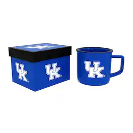 Evergreen Enterprises - Kentucky Wildcats 14oz. Ceramic Camp Cup with Gift Box - Multicolor
