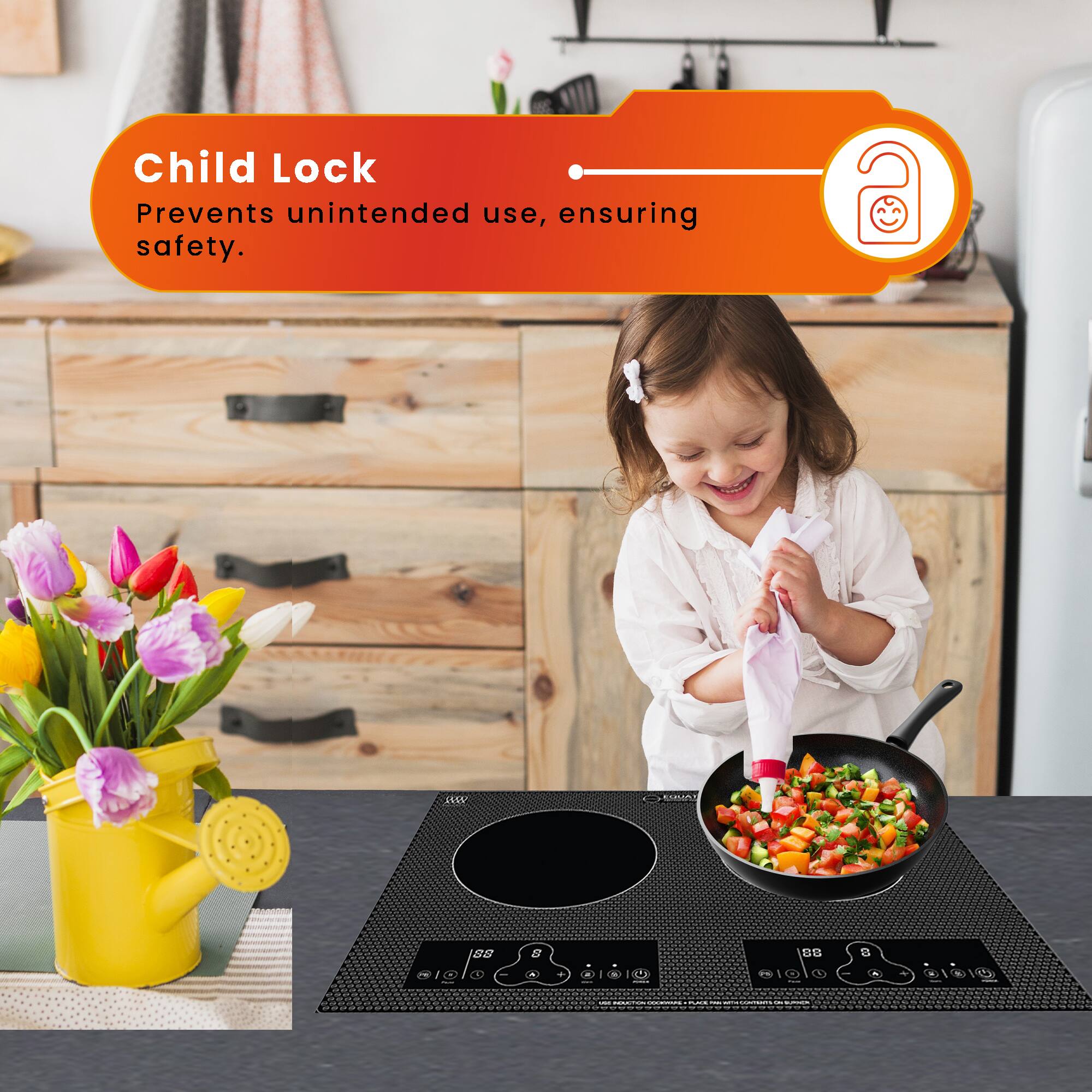 Child Lock  
Prevents unintended use, ensuring safety.