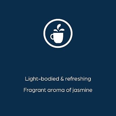 Light-bodied & refreshing  
Fragrant aroma of jasmine