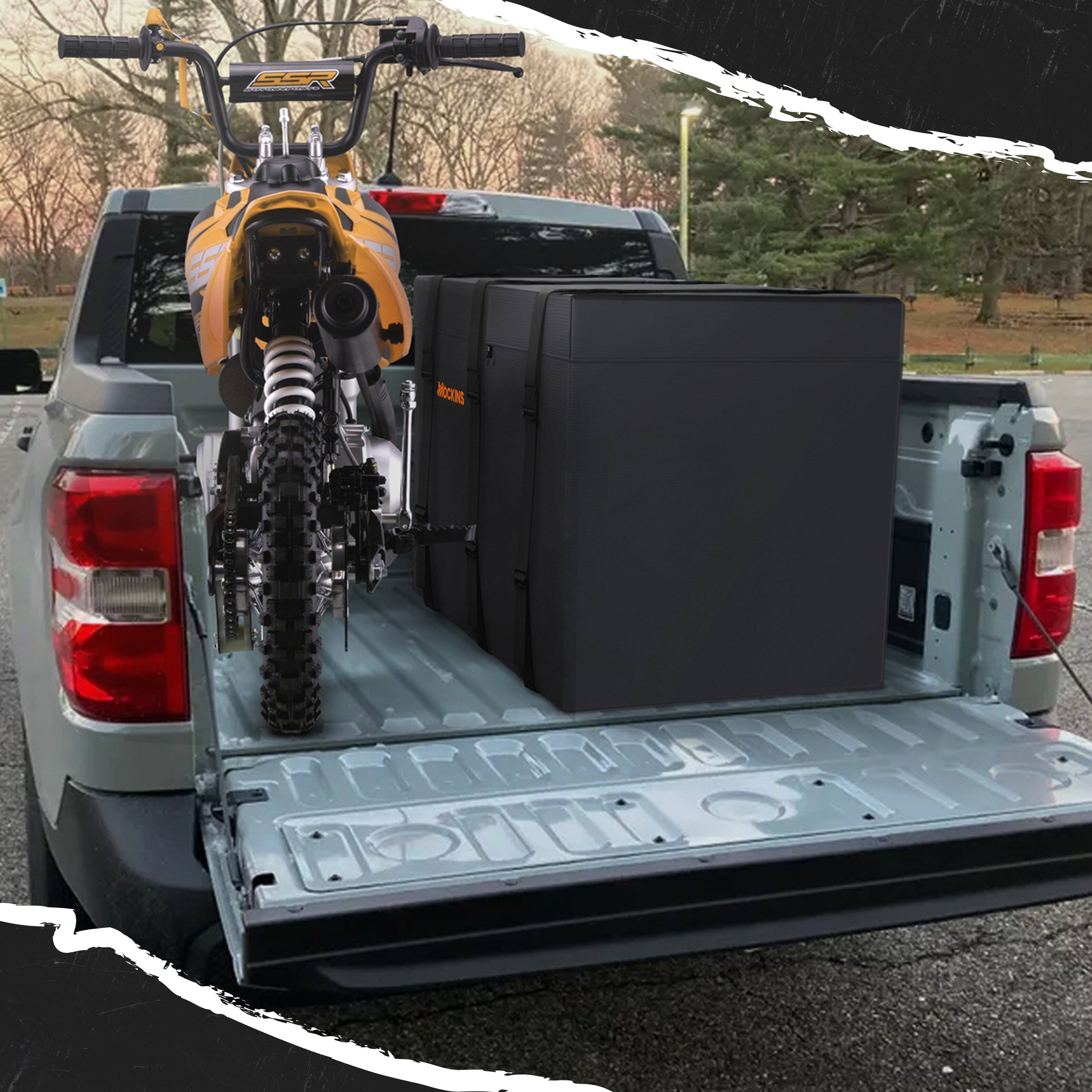 Alt View 2. Mockins - 40 Cu Ft. Waterproof Hitch Cargo Carrier Bag (70 in. x 30 in. x 33 in.) with Buckle Straps, Lock & Carry Case.