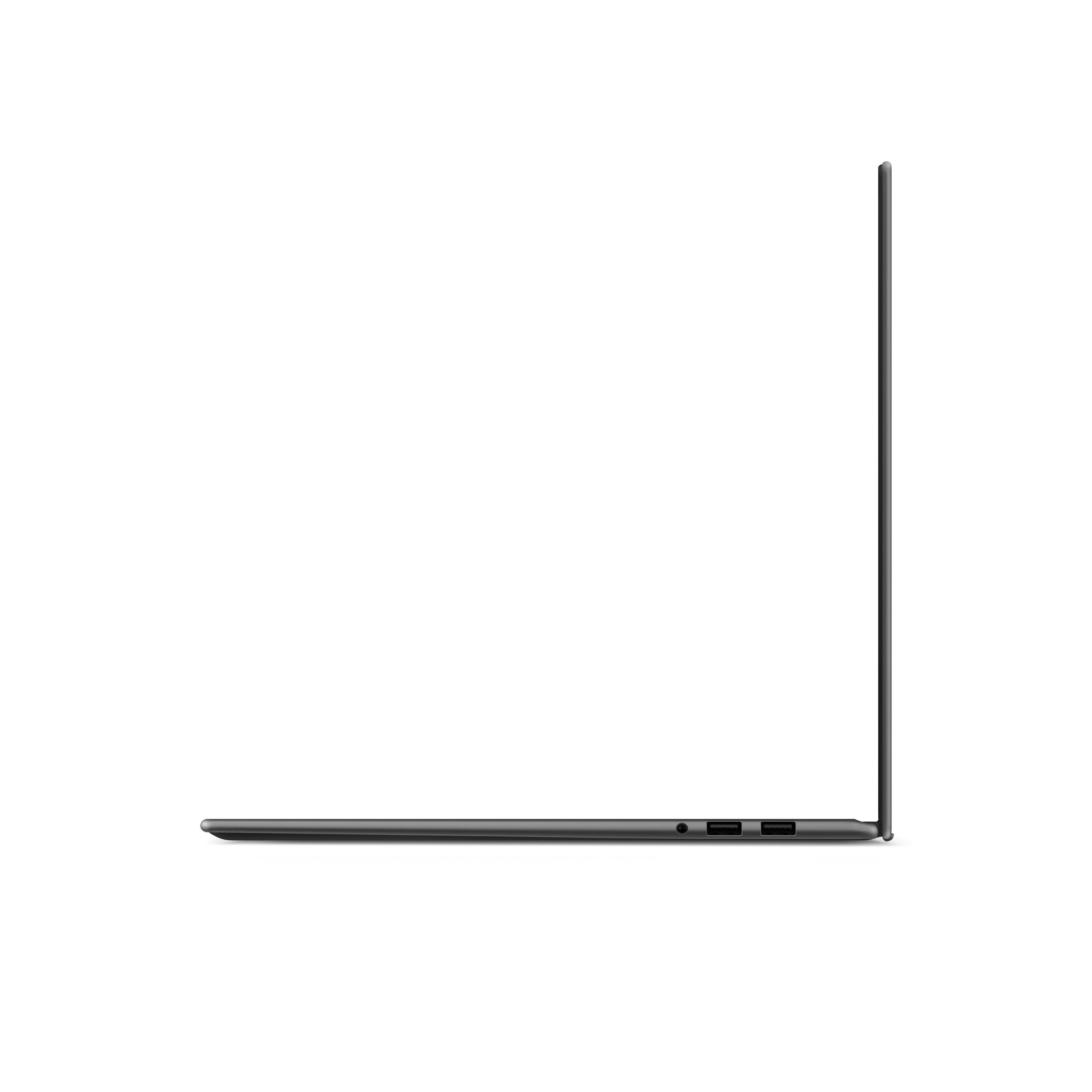 Alt View 9. MSI - MSI Prestige 16 Flip AI+ 16” 2.8K OLED Touch Laptop - Intel Ultra X9 388H 2026 - Intel Arc Graphics - 32GB - 1TB Storage - Platinum Gray.