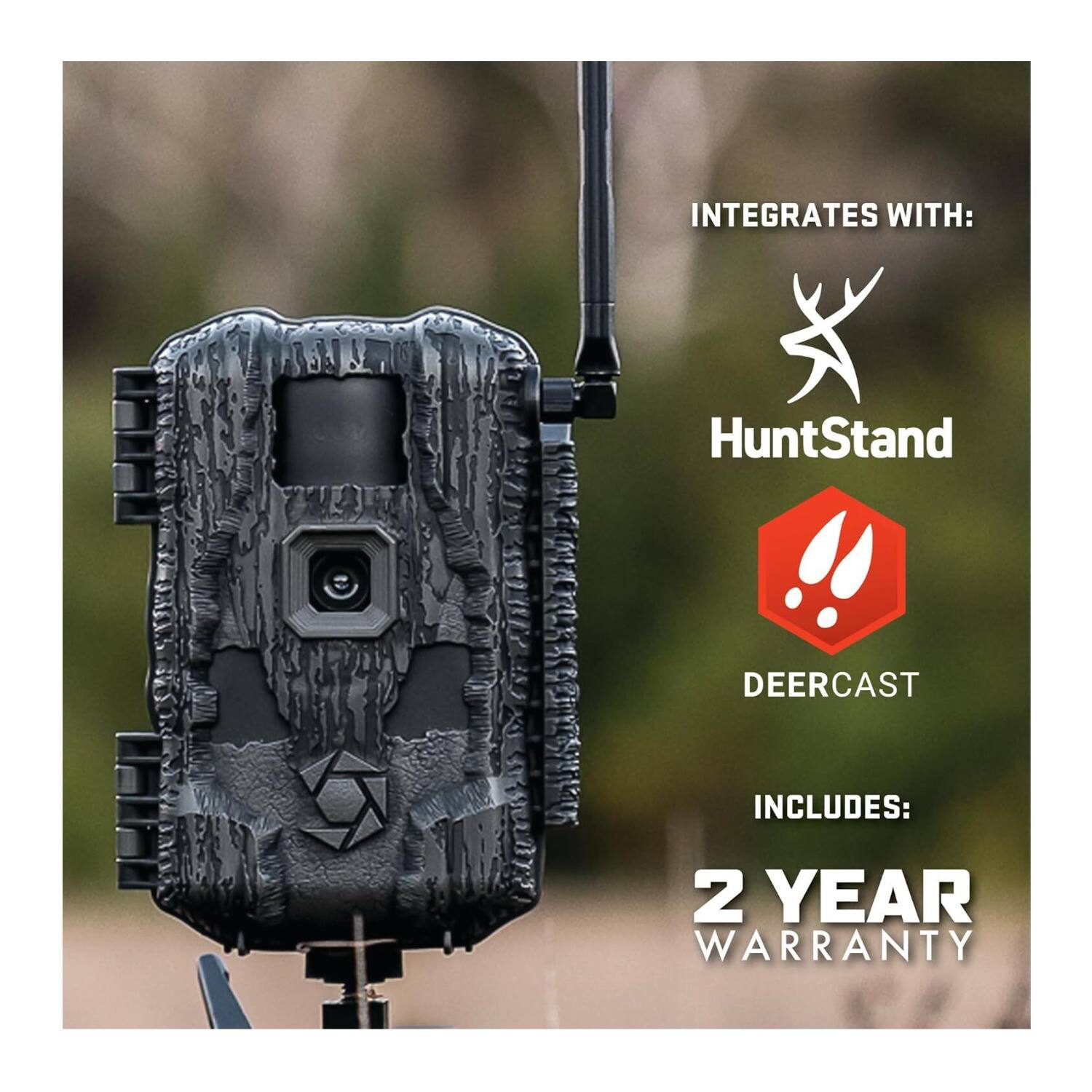 INTEGRATES WITH: HuntStand  
DEERCAST  
INCLUDES: 2 YEAR WARRANTY