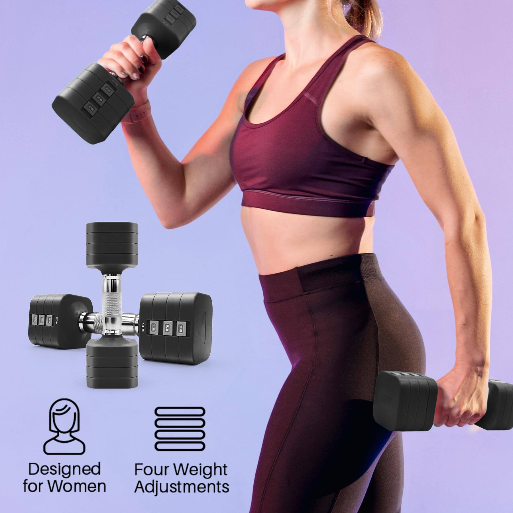 Designed for Women  
Four Weight Adjustments