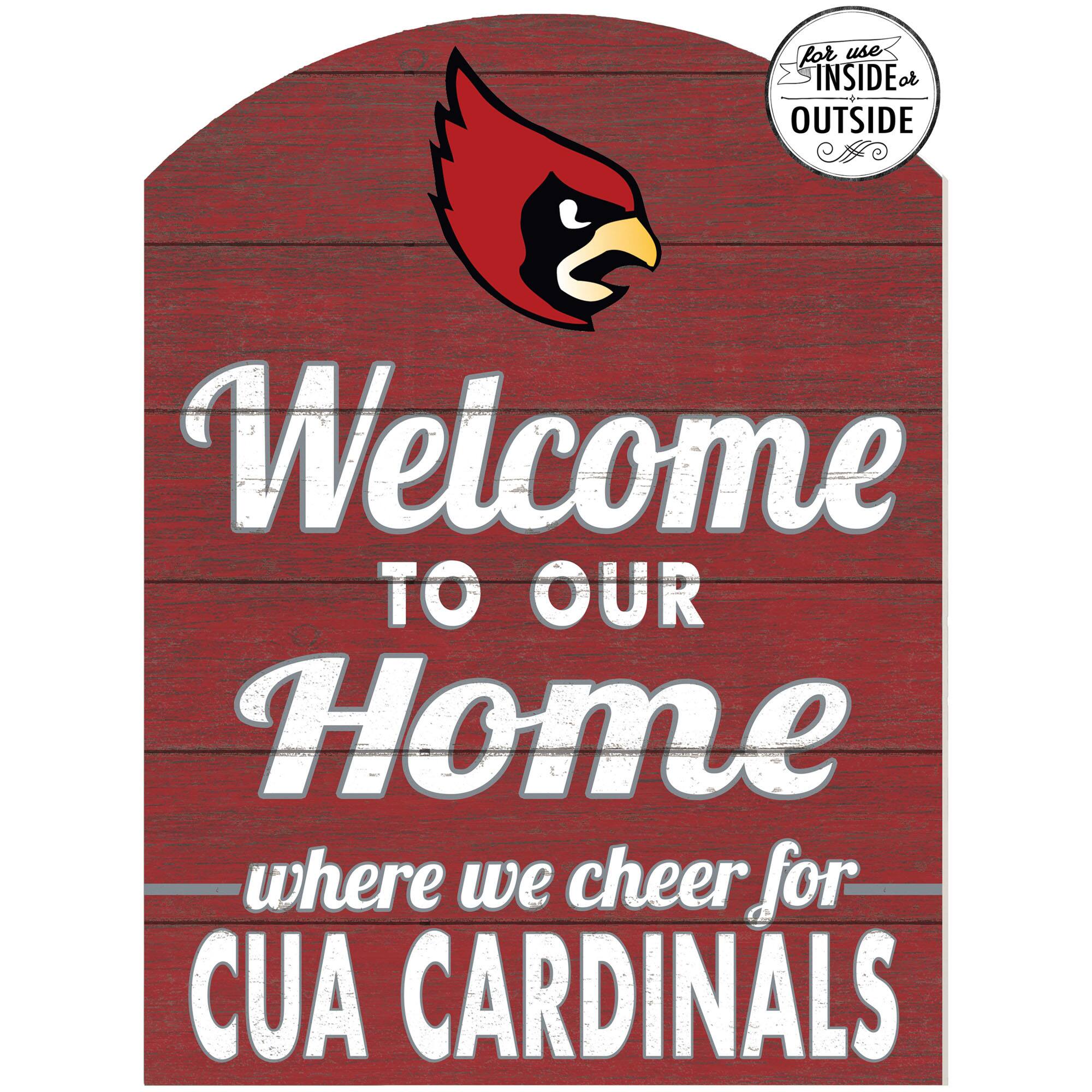 Red Catholic University Cardinals 16'' x 22'' Marquee Sign
