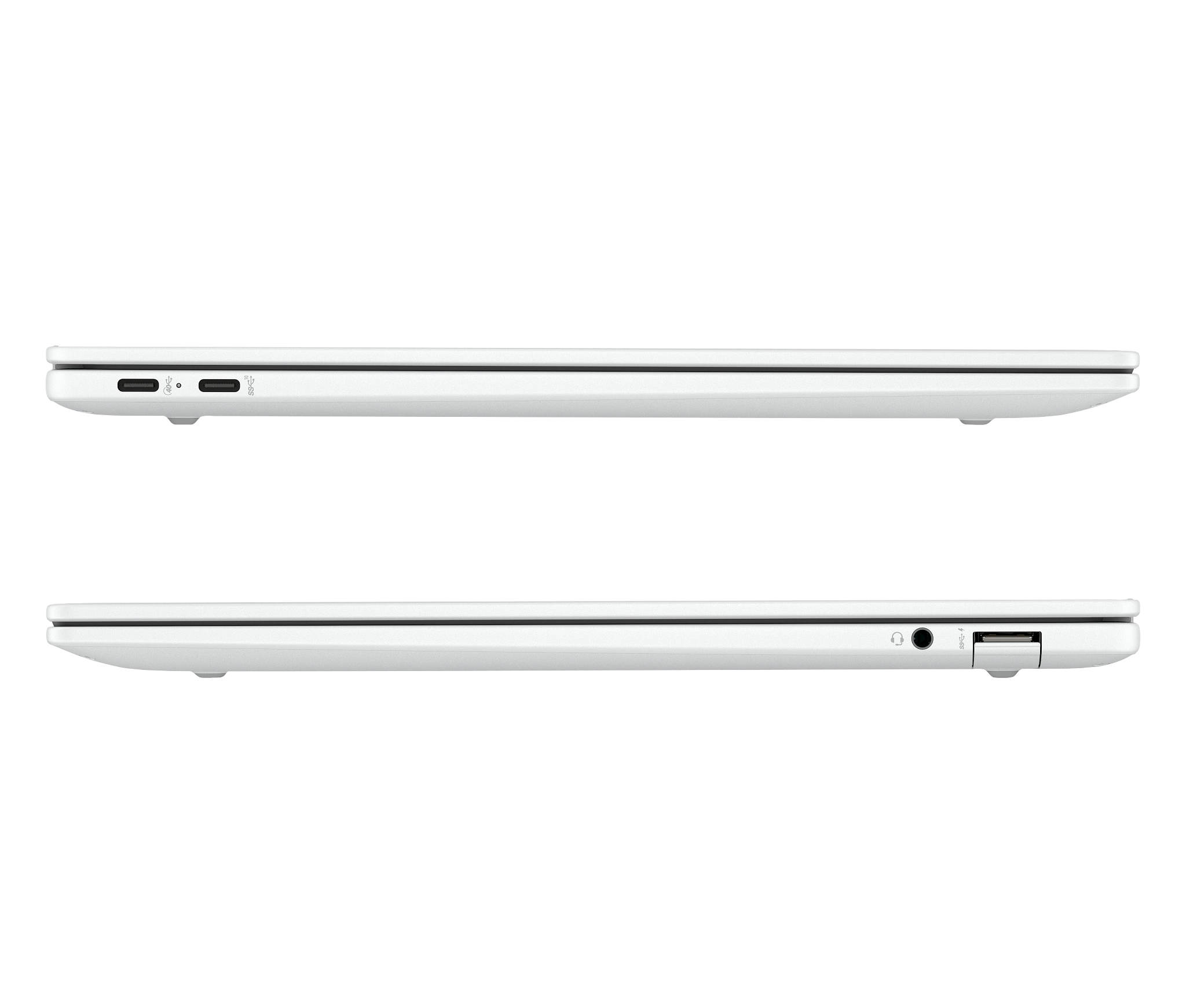 Alt View 1. HP - Omnibook X 14-FE000 14 Touch Laptop Snapdragon X1-E78-100 32GB 2TB SSD Windows 11 Home - White.