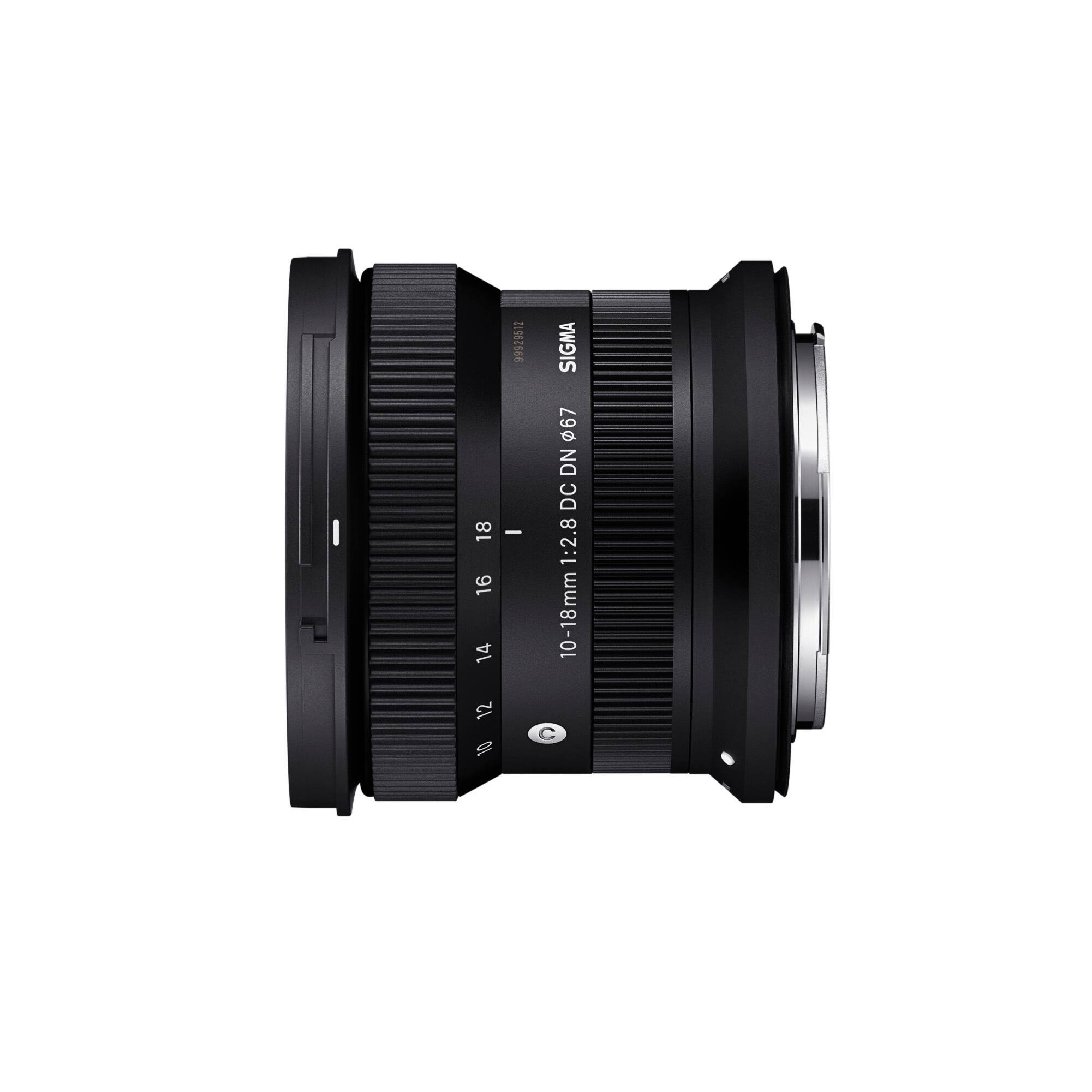 18 16 14 12 93929512 - SIGMA 67 DN DC 1:2.8 10-18mm 10
