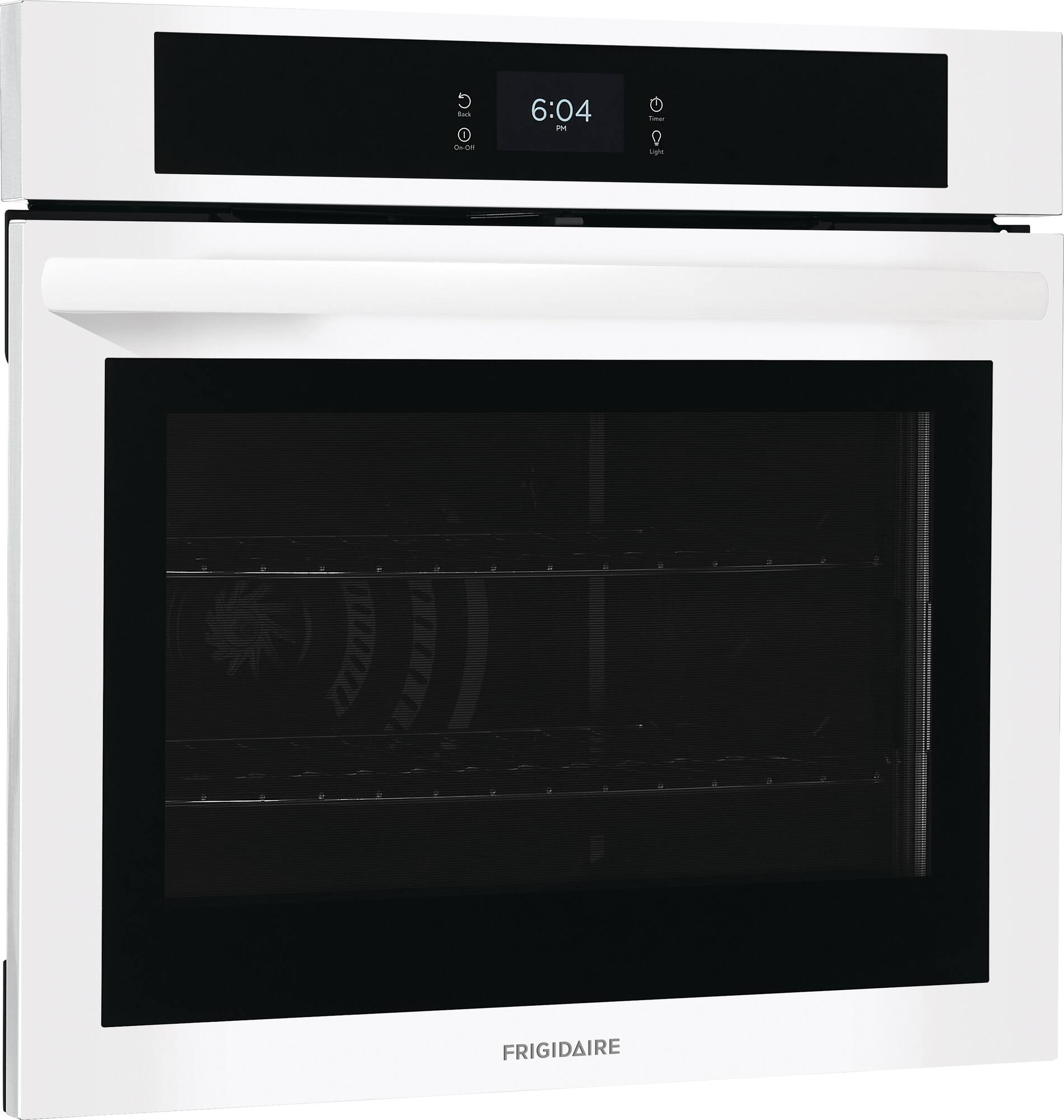 Left. Frigidaire - Frigidaire 30'' Single Electric Wall Oven with Fan Convection - White.