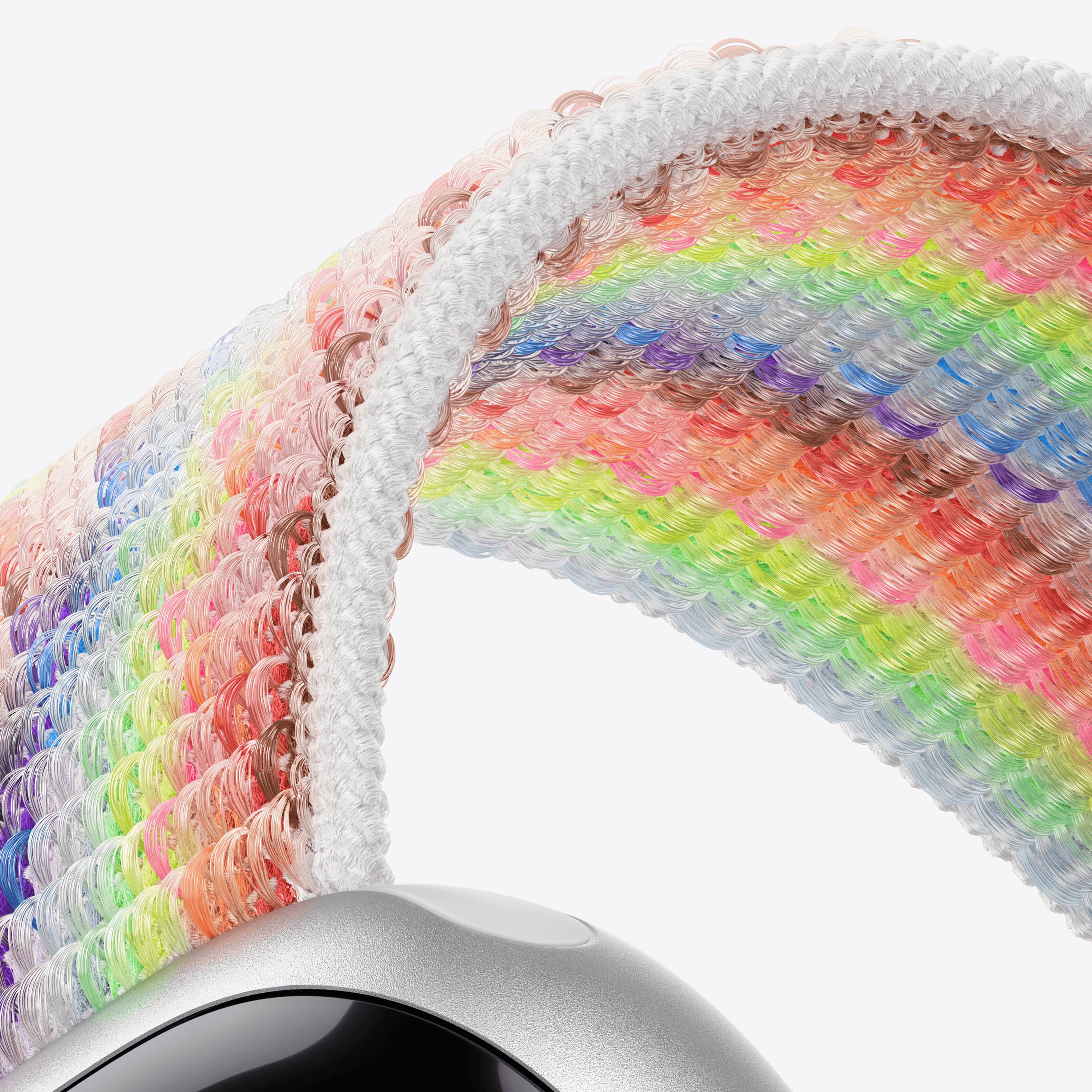 Alt View 1. Apple - 46mm Pride Edition Sport Loop - Pride Edition.