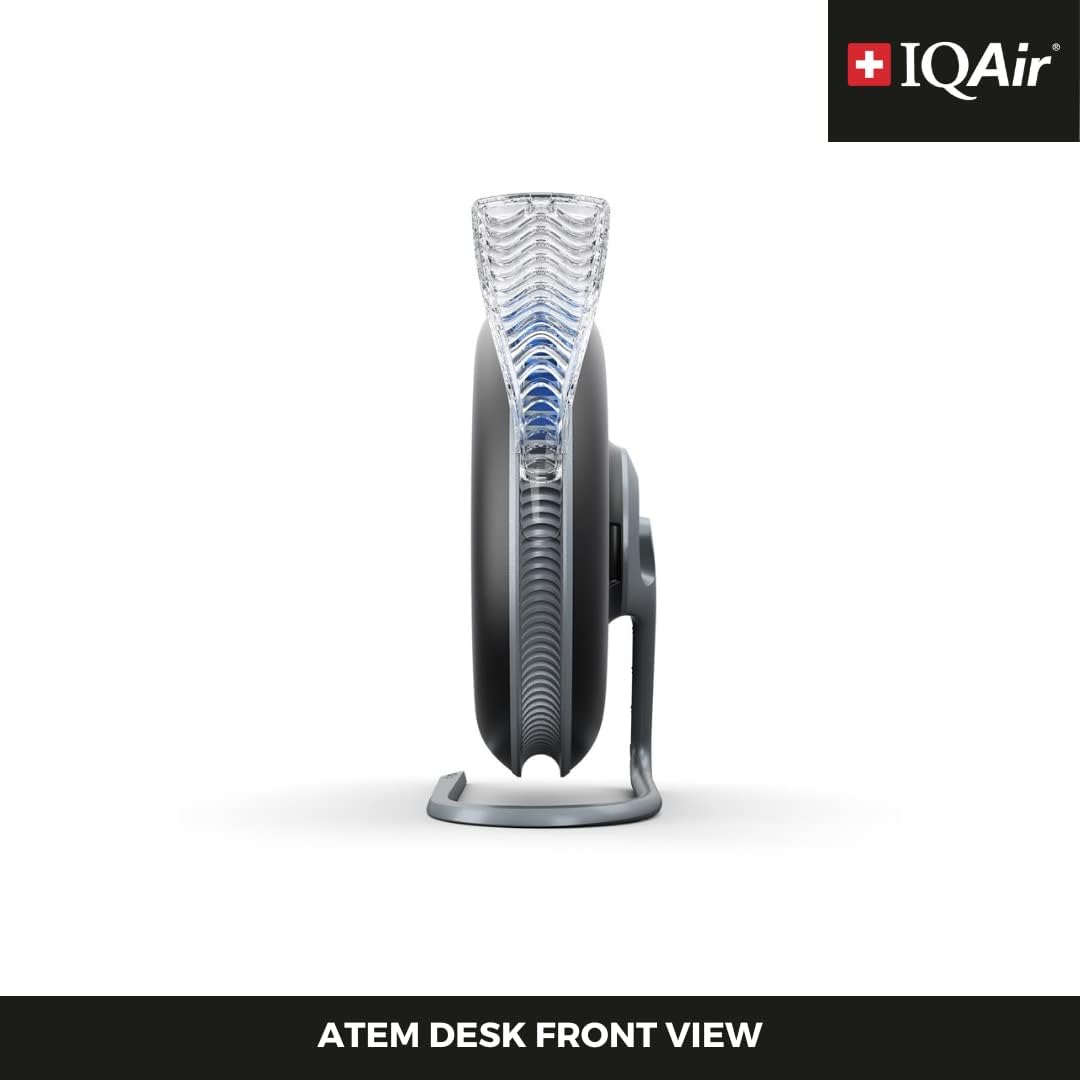 Alt View 16. IQAir - Atem Personal Air Purifier - Black.