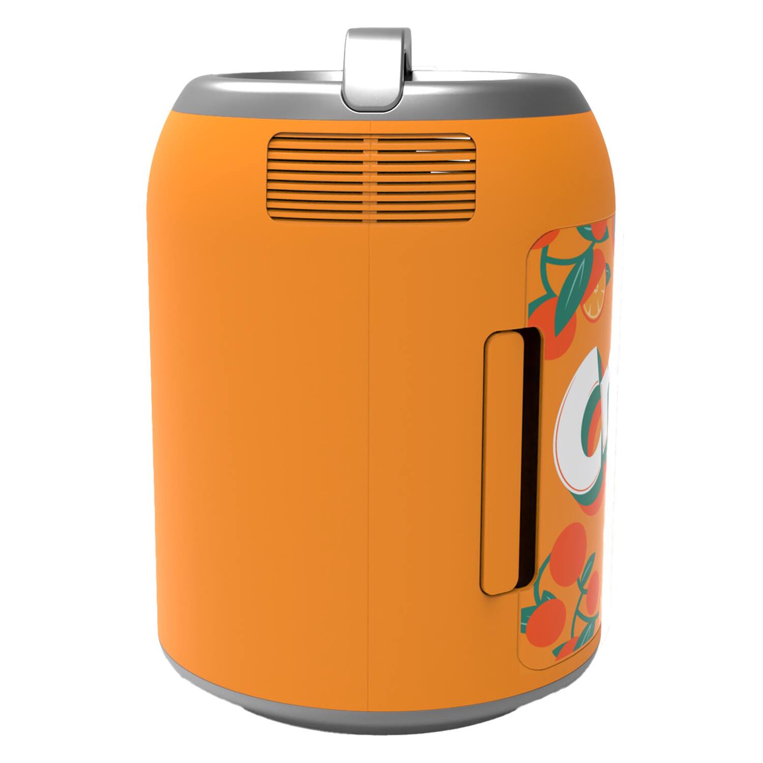 Alt View 1. Orange Crush - 6-Can Portable Mini Fridge - Orange.