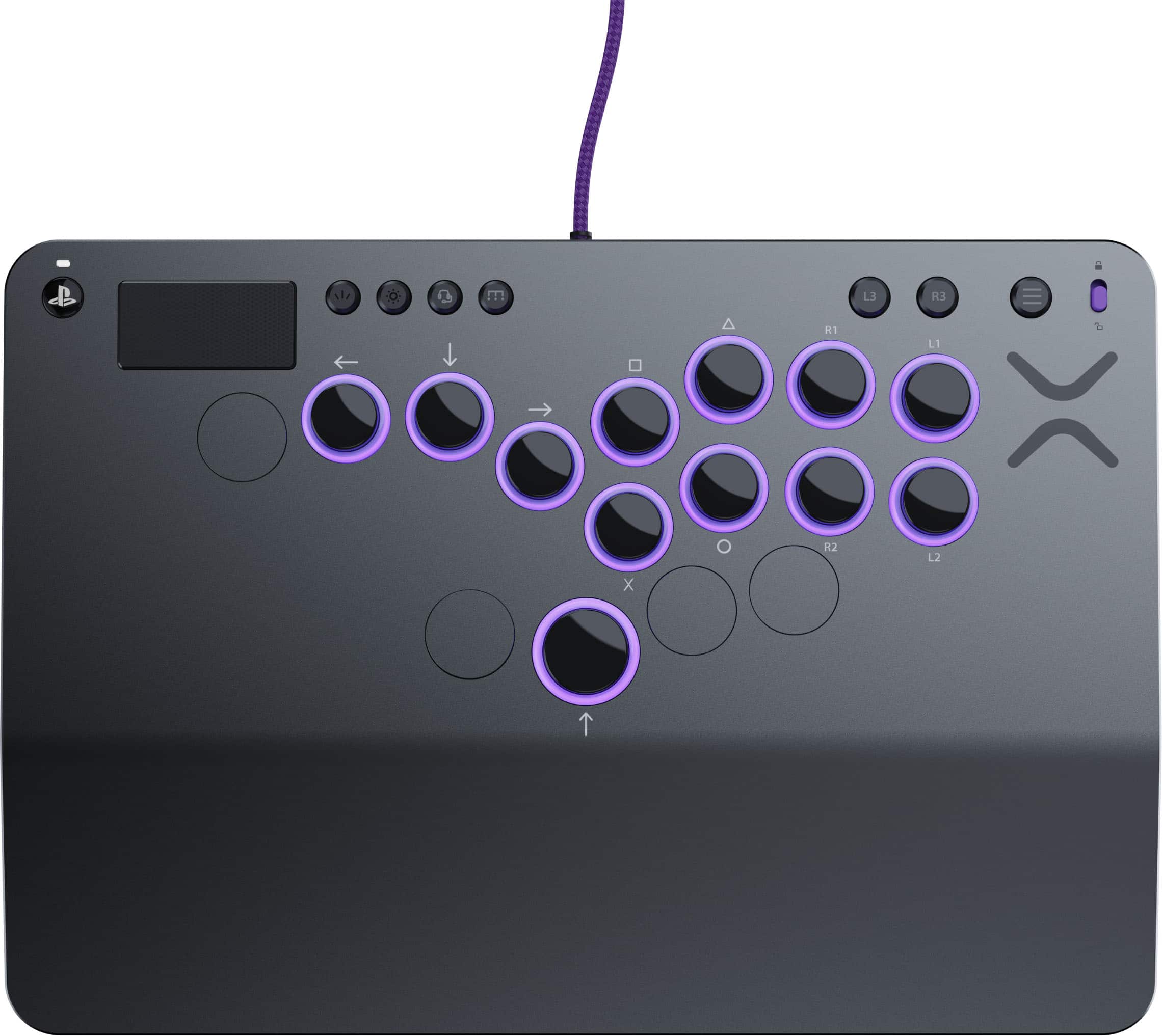 Turtle Beach - Victrix Pro KO Leverless Fight Stick with Hot-Swappable Switches for PlayStation 5, PlayStation 4 & Windows - Black - Front_Zoom