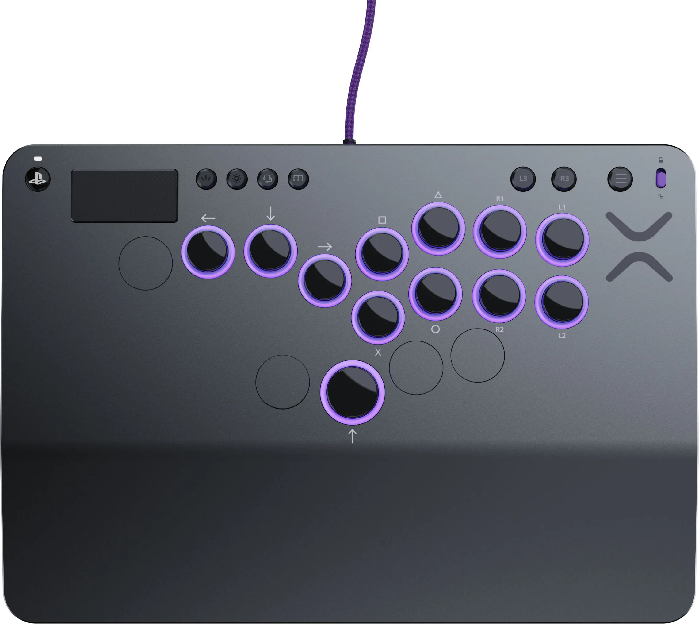 Turtle Beach - Victrix Pro KO Leverless Fight Stick with Hot-Swappable Switches for PlayStation 5, PlayStation 4 & Windows - Black