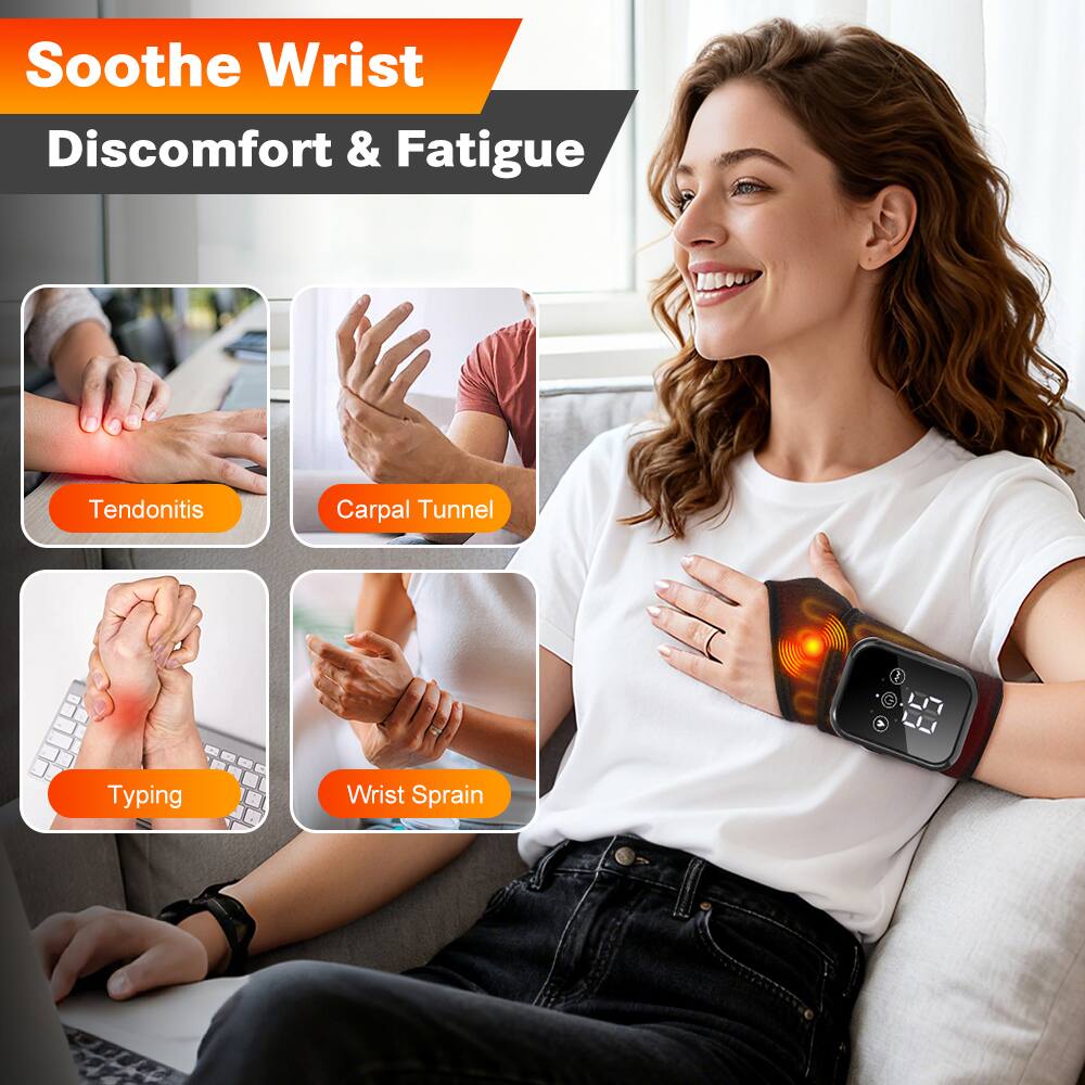 Soothe Wrist Discomfort & Fatigue Tendonitis Carpal Tunnel Typing Wrist Sprain