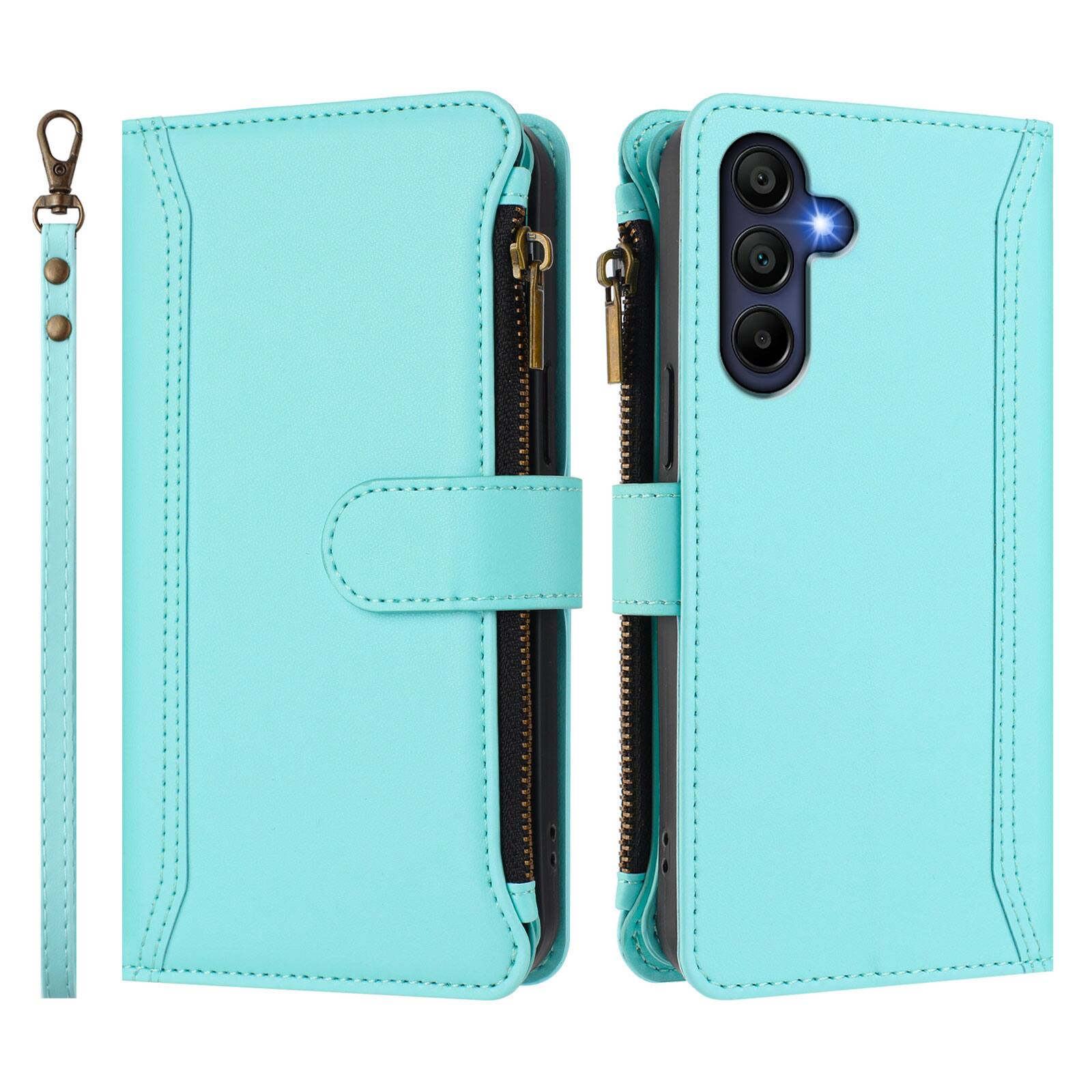 UUCOVER Wallet Case for Samsung Galaxy A17 5G with Zipper Pocket, Cash ...