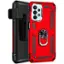 Alt View 12. SaharaCase - Military Kickstand Series Case for Samsung Galaxy A23 5G - Red.