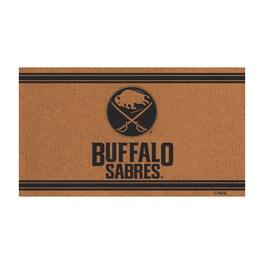 Evergreen Enterprises - Buffalo Sabres 16" x 28" Coir Logo Doormat - Multicolor