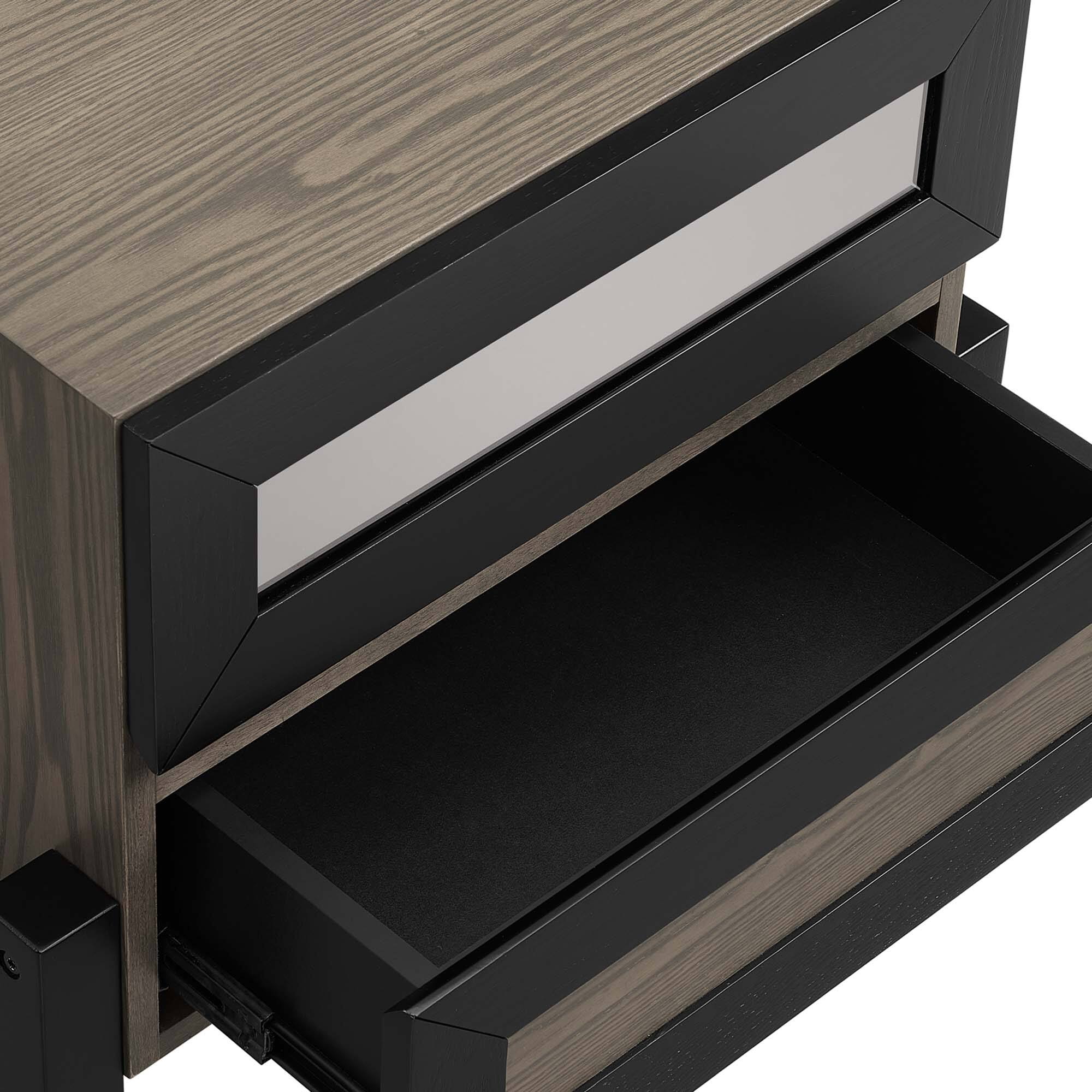 Alt View 3. Modway - Merritt Nightstand by Modway - Oak.