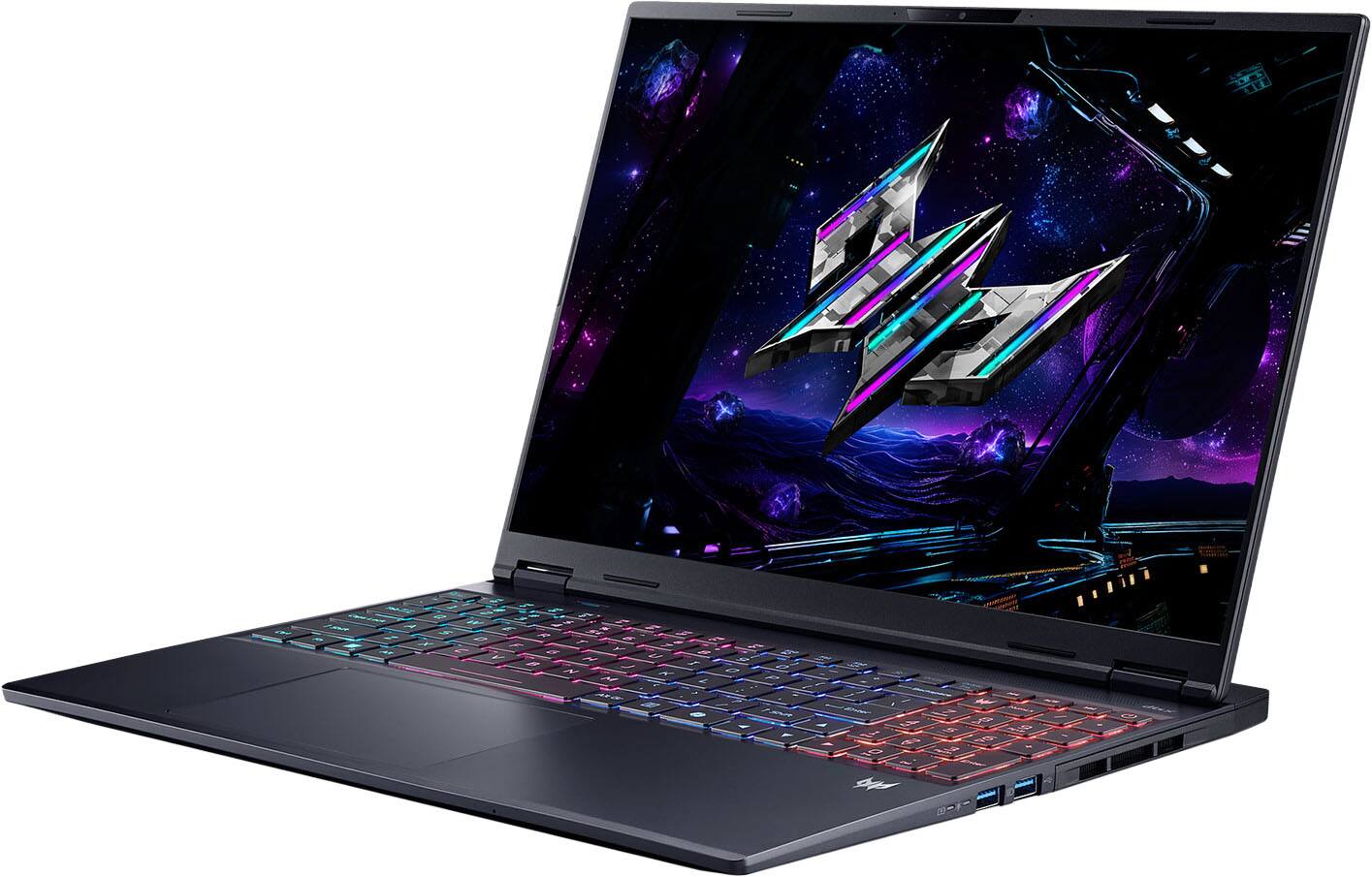 Alt View 11. Acer - Predator Neo Gaming Laptop - 16" OLED -Intel Core Ultra 9 Series 2 2026 2.5k - RTX 5070 Ti - 16GB Memory - 1TB Storage - Obsidian Black.