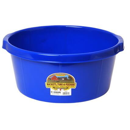 DURAFLEX - BUCKETS, TUBS & FEEDERS
IMPACT RESISTANT - STABLE TESTED TOUGH SINCE 1941
6 1/2 GALLON
