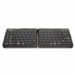 Goldtouch - Go!2 Wireless Bluetooth Ergonomic Split Keyboard for PC & Mac – Foldable, Adjustable, Portable - Black