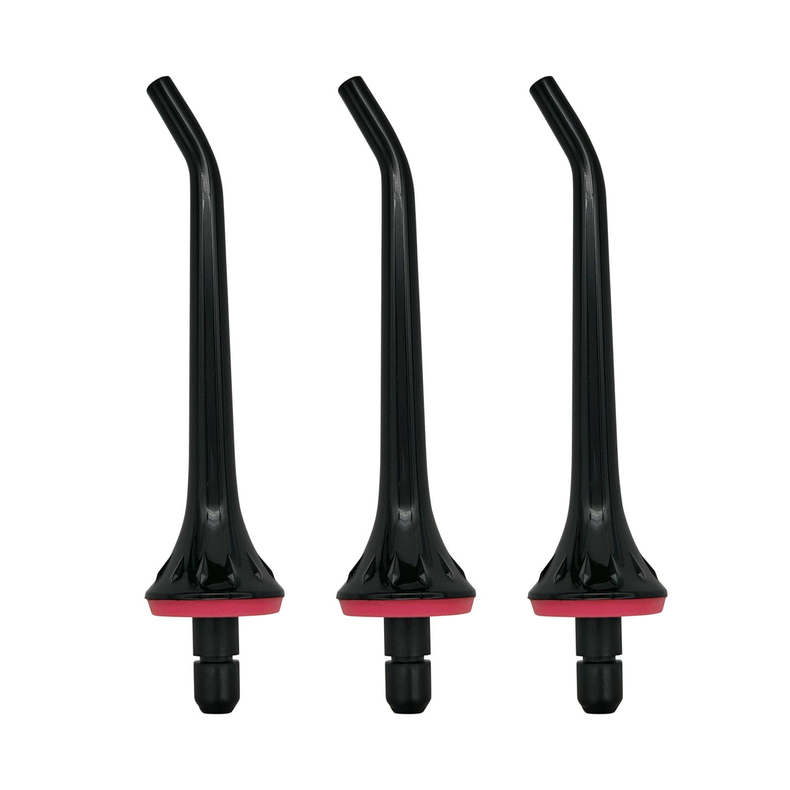 Front. ESBANY - Water Flosser Tips Replacement for COSLUS Oral Irrigator, Jet Nozzel Black 3 PCS.