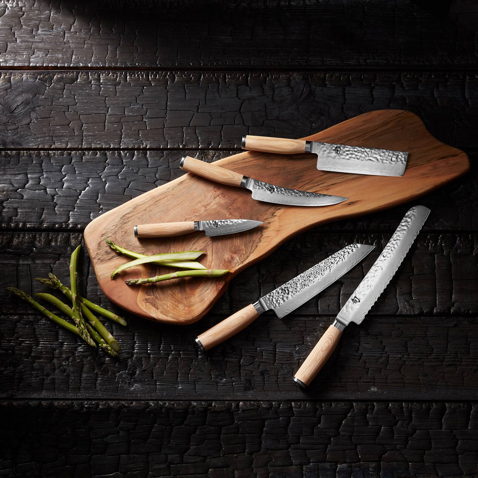 Alt View 2. Shun - Premier Blonde 9.5 Inch Slicing Knife - Silver.