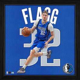 Highland Mint - Cooper Flagg Dallas Mavericks Impact Jersey Frame - Multicolor