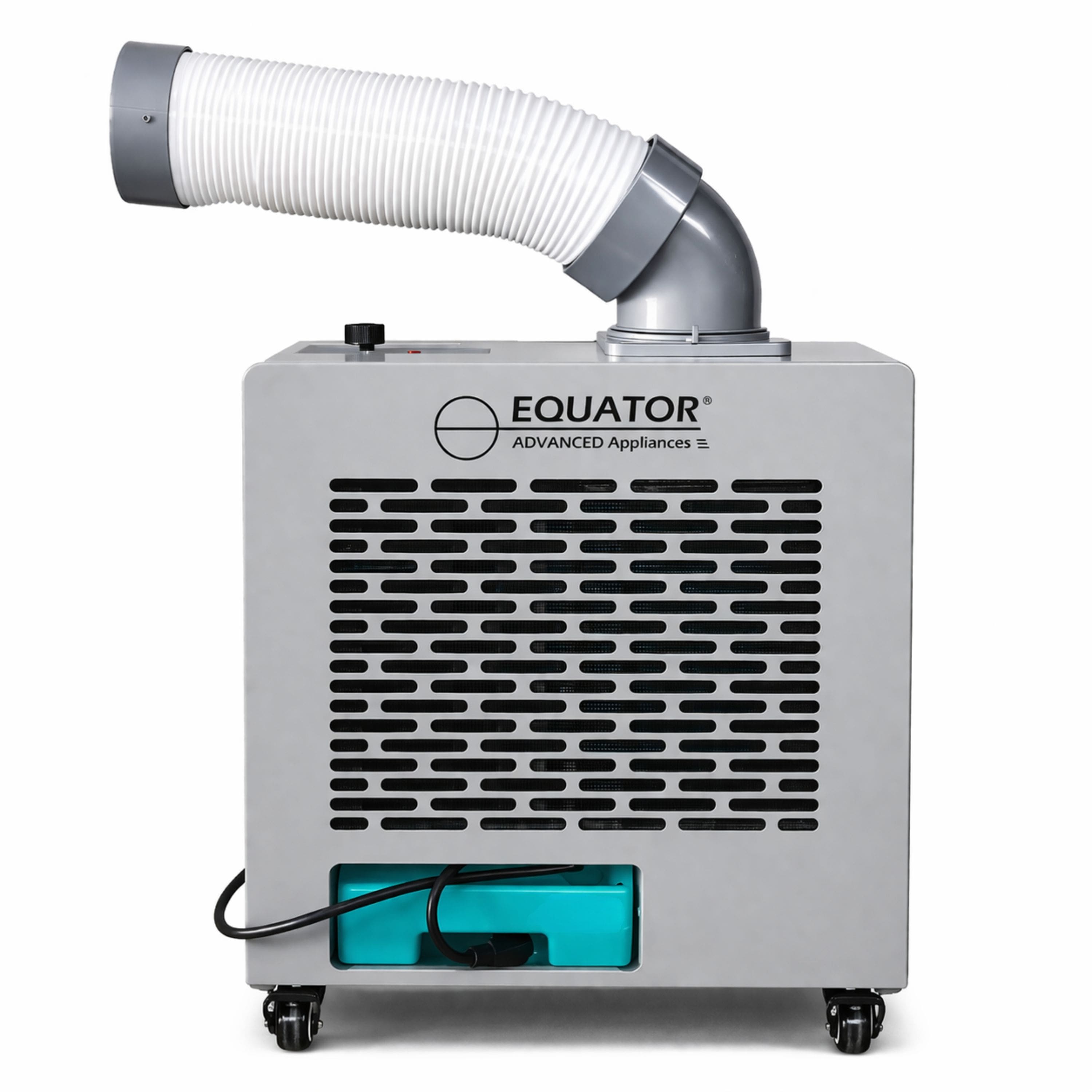 Equator - 7,000 BTU Outdoor Portable AC, IP24 Weatherproof Air Conditioner Fan, 250 Sq Ft Spot cooler, 110V - Silver