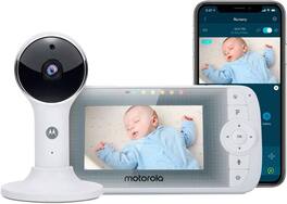 Motorola - Refurbished Excellent - VM64 CONNECT Video Baby Monitor - White