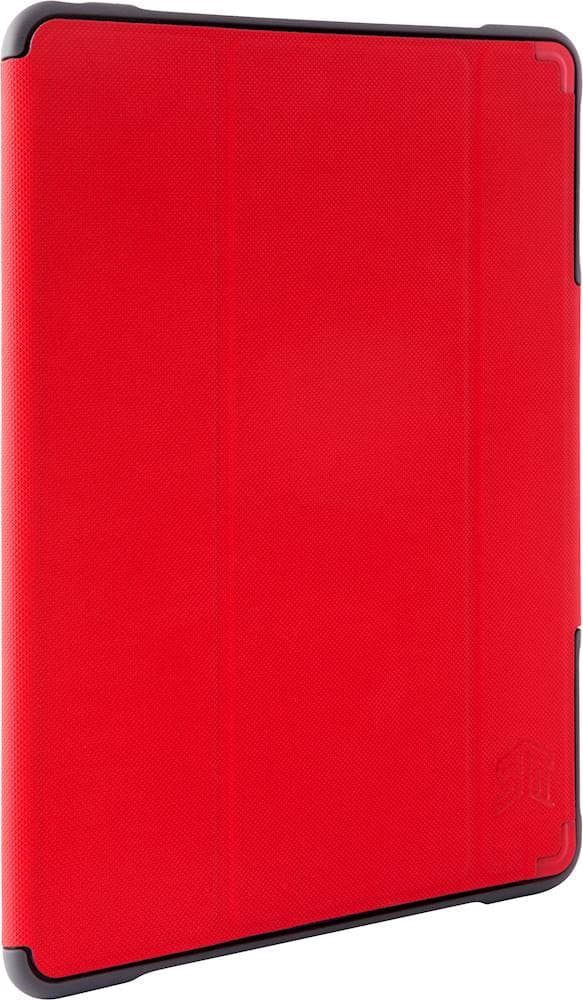 Angle. STM - Dux Plus Duo Folio Case for Apple iPad Pro 10.5" and iPad Air (3rd Gen) - Red.