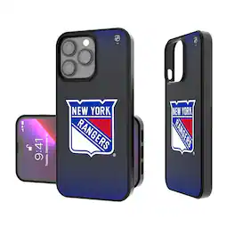 Keyscaper - NHL - New York Rangers Bump Case with 8.2ft Drop Protection - 15 Plus - Black